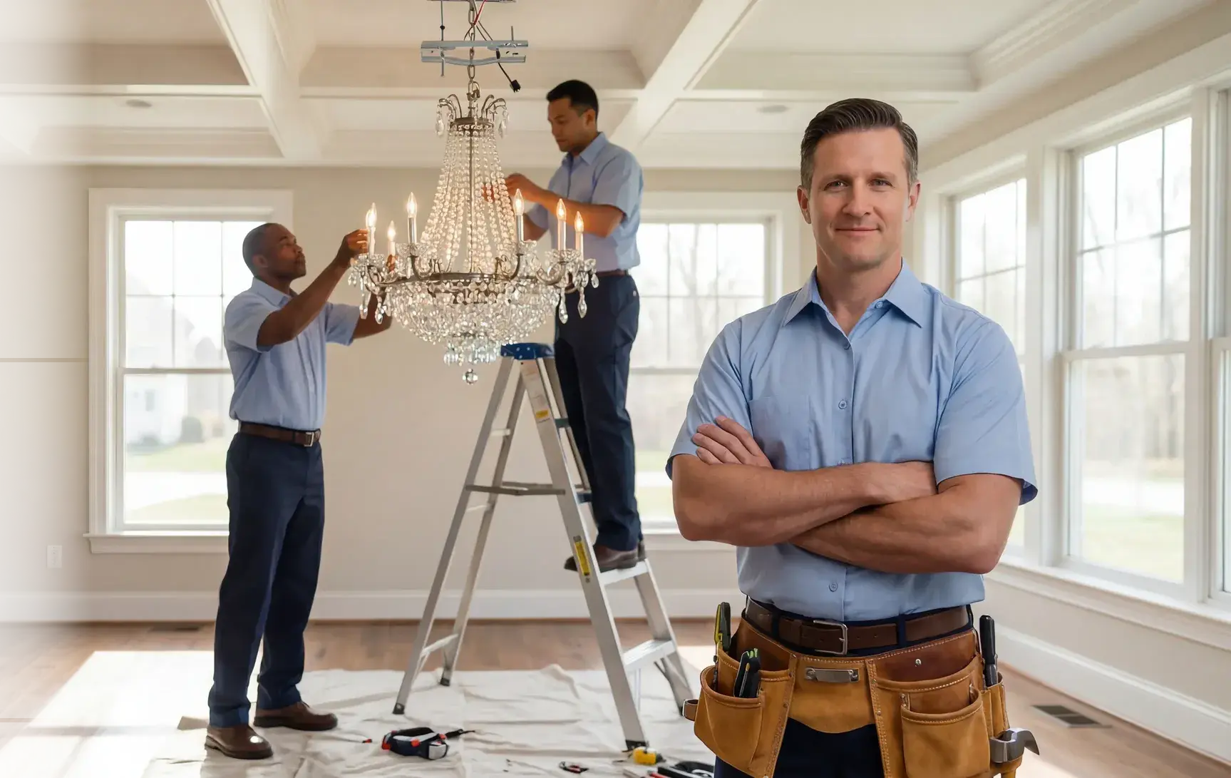 Chandelier Electricians from licensed local electricians near you